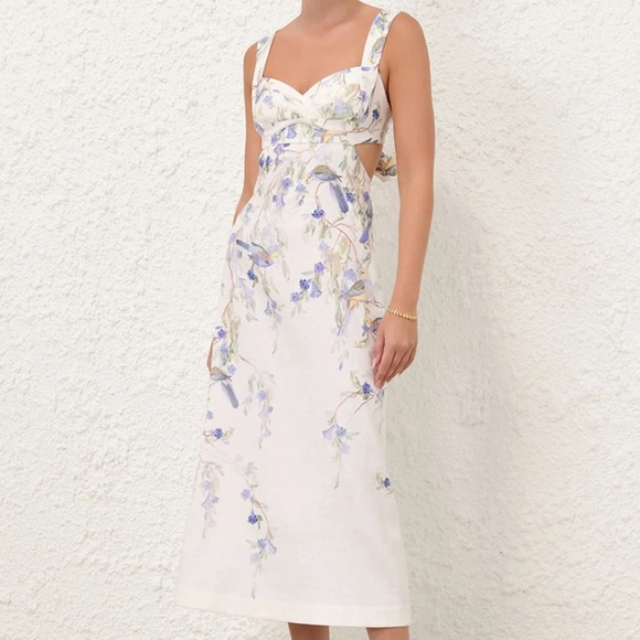 Zimmermann Dresses & Skirts - Zimmermann Natura Midi Dress Size 1